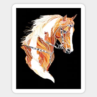 Trotting pony Magnet